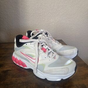 Nike Women's Athletic Shoes - White, Pink, Green